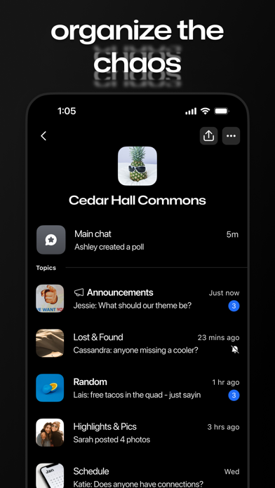 Скриншот GroupMe 3